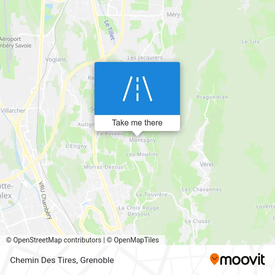 Chemin Des Tires map