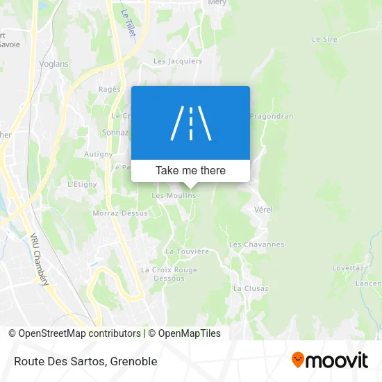 Route Des Sartos map