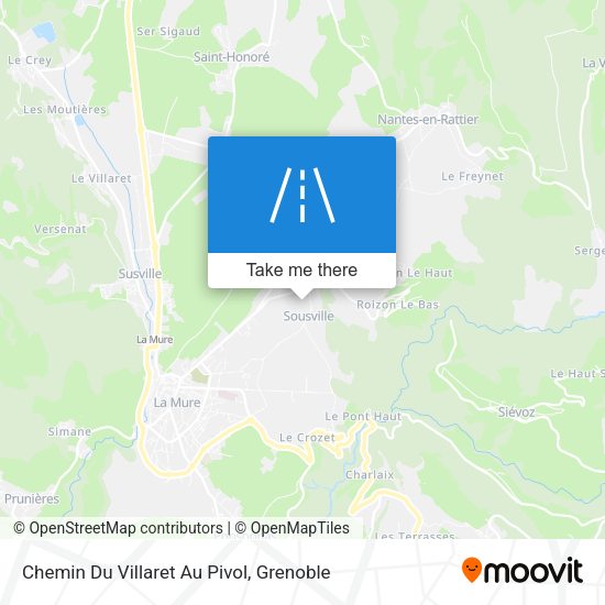 Chemin Du Villaret Au Pivol map
