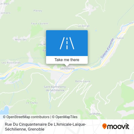 Rue Du Cinquantenaire De L'Amicale-Laïque-Séchilienne map