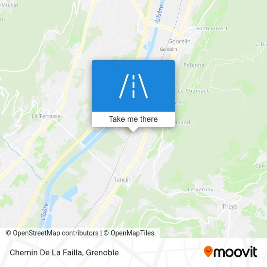 Chemin De La Failla map