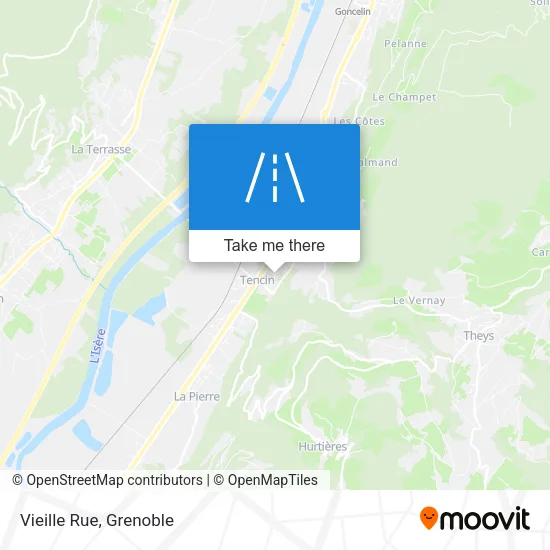 Vieille Rue map