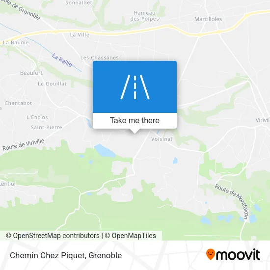 Chemin Chez Piquet map