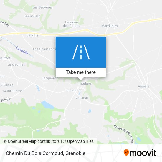 Chemin Du Bois Cormoud map