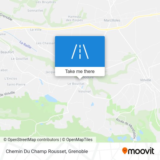 Chemin Du Champ Rousset map