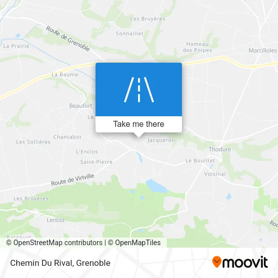 Chemin Du Rival map