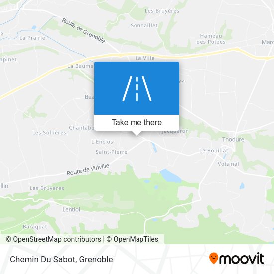 Chemin Du Sabot map