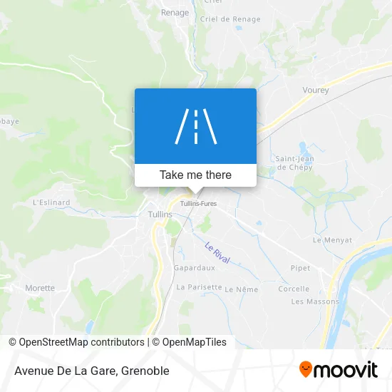 Avenue De La Gare map
