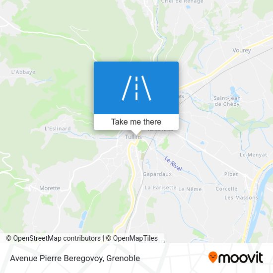 Avenue Pierre Beregovoy map