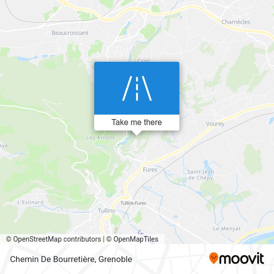 Chemin De Bourretière map