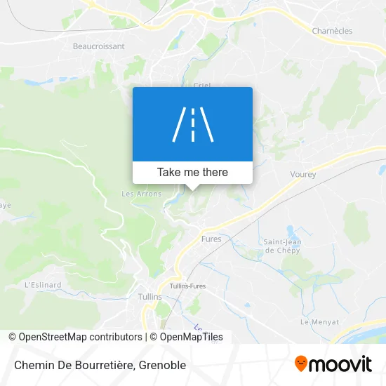 Chemin De Bourretière map