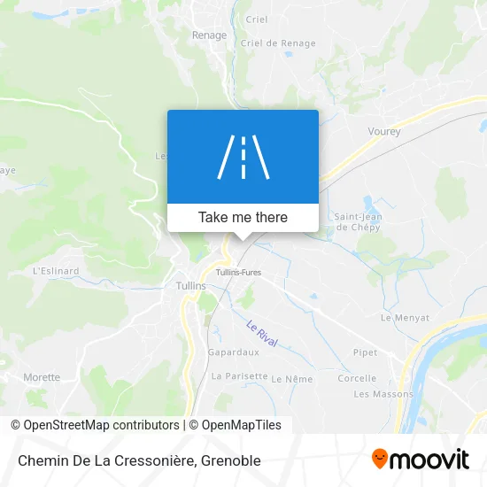 Chemin De La Cressonière map