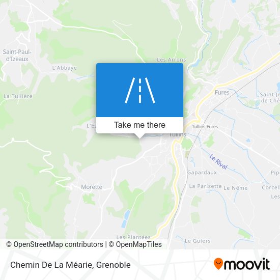 Chemin De La Méarie map
