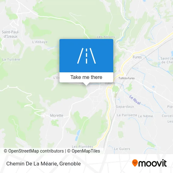 Chemin De La Méarie map