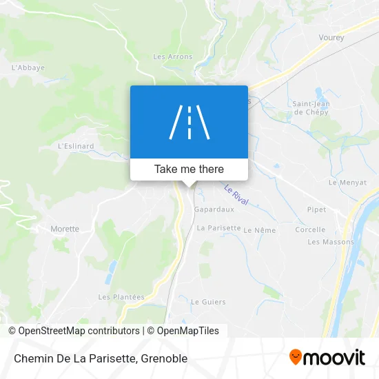 Chemin De La Parisette map