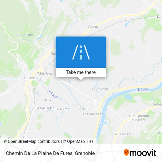 Chemin De La Plaine De Fures map