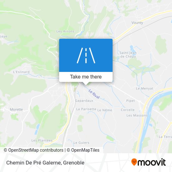 Chemin De Pré Galerne map