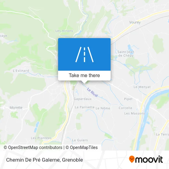 Chemin De Pré Galerne map
