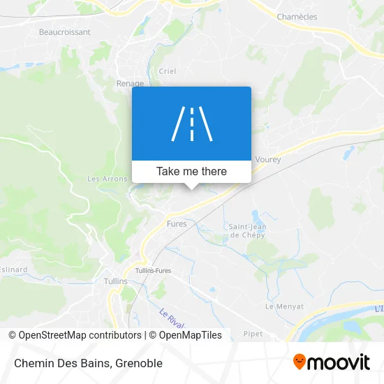 Chemin Des Bains map