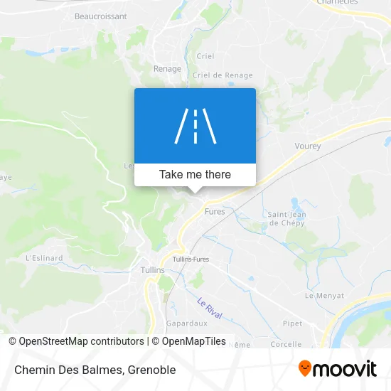 Chemin Des Balmes map