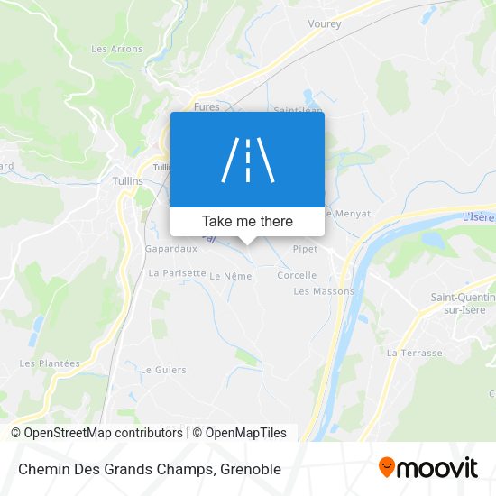 Chemin Des Grands Champs map