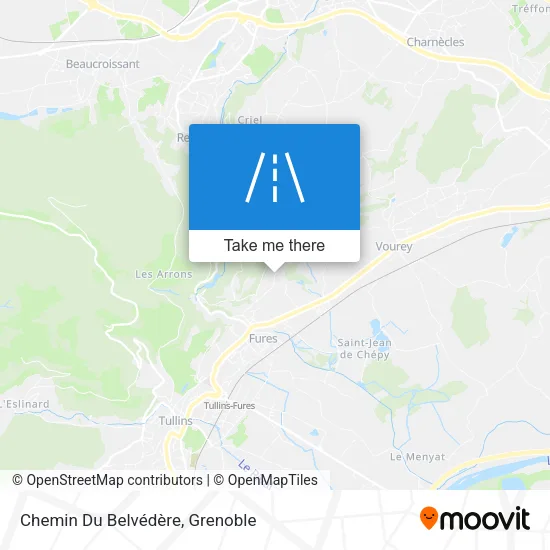 Chemin Du Belvédère map
