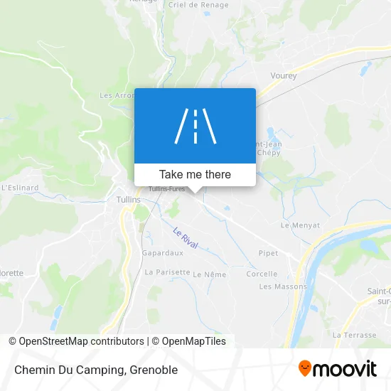Chemin Du Camping map
