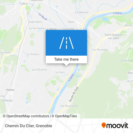 Chemin Du Clier map