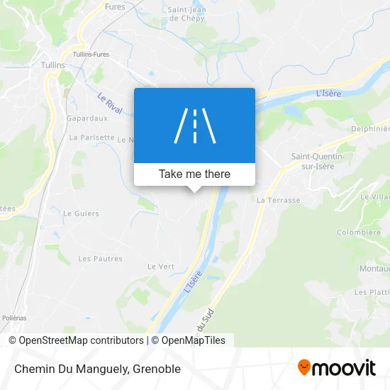 Chemin Du Manguely map
