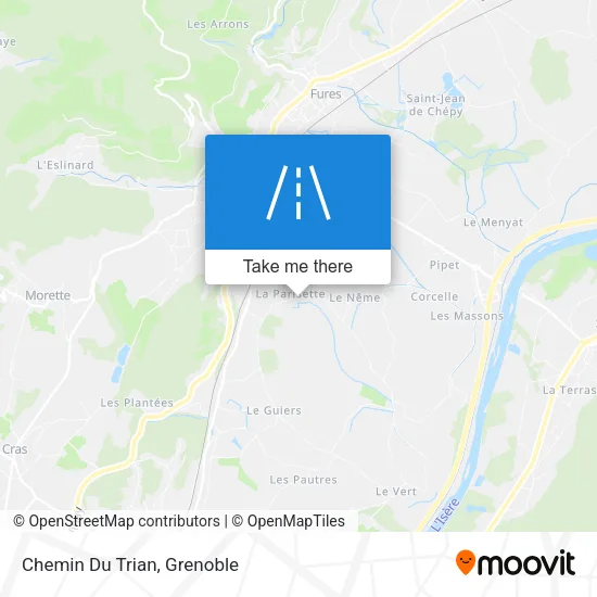 Chemin Du Trian map