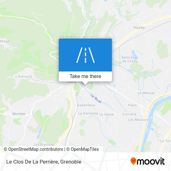 Le Clos De La Perrière map
