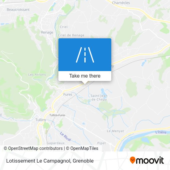 Lotissement Le Campagnol map