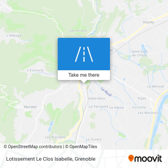 Lotissement Le Clos Isabelle map