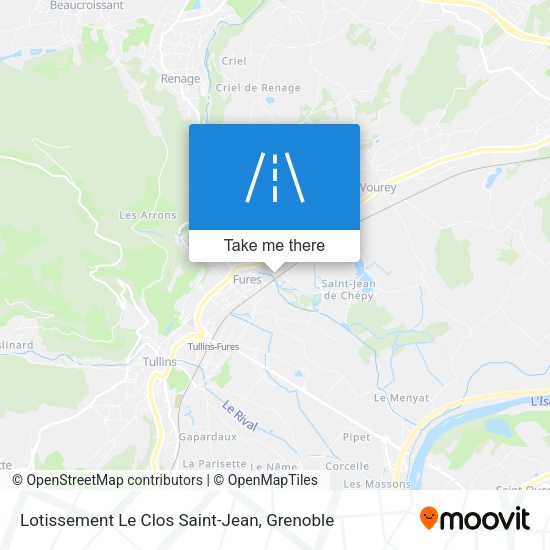 Lotissement Le Clos Saint-Jean map