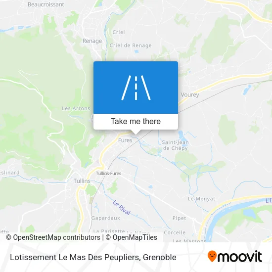 Lotissement Le Mas Des Peupliers map