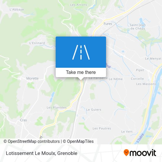 Lotissement Le Moulx map