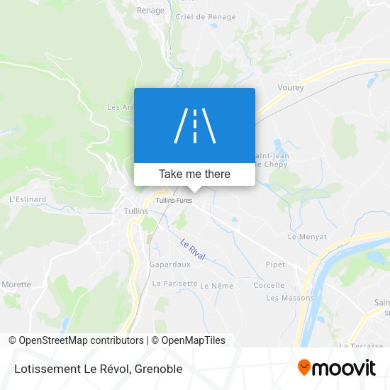 Lotissement Le Révol map