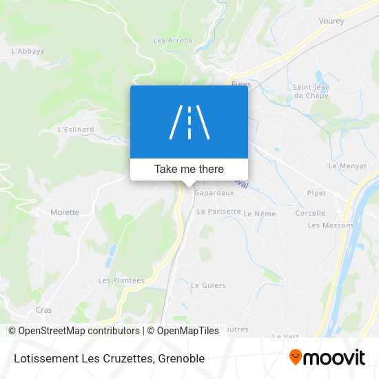 Lotissement Les Cruzettes map