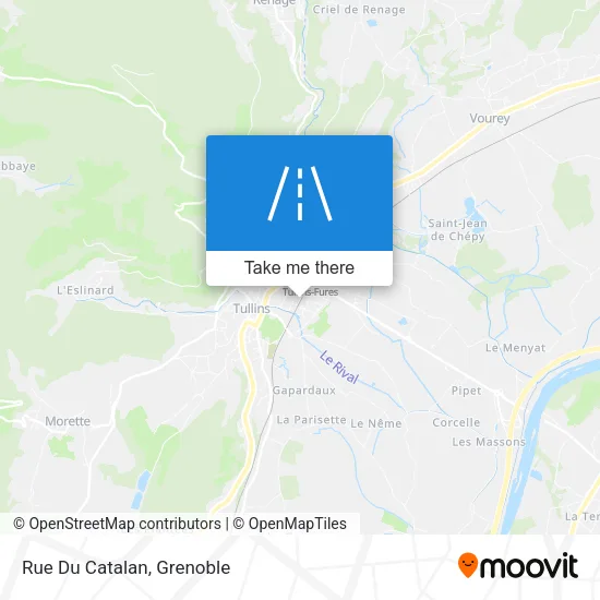 Rue Du Catalan map