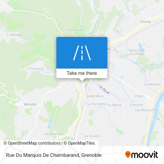 Rue Du Marquis De Chambarand map