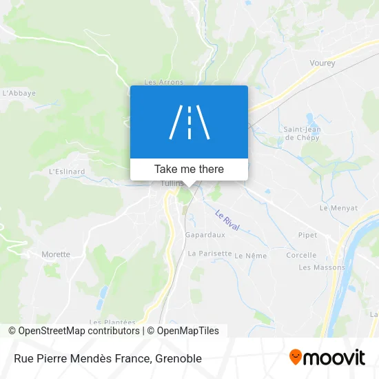 Rue Pierre Mendès France map