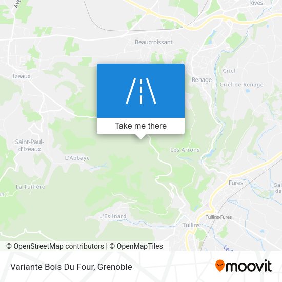 Variante Bois Du Four map