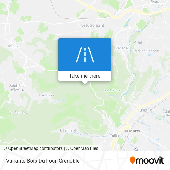Variante Bois Du Four map