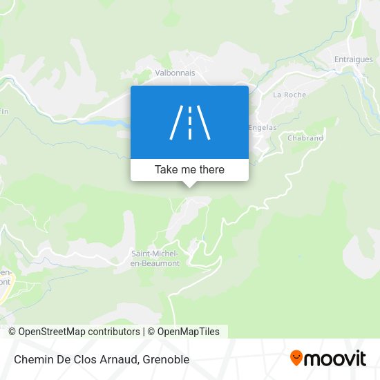 Chemin De Clos Arnaud map