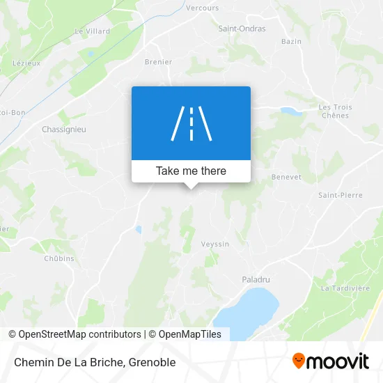 Chemin De La Briche map