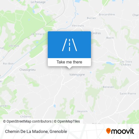 Chemin De La Madone map