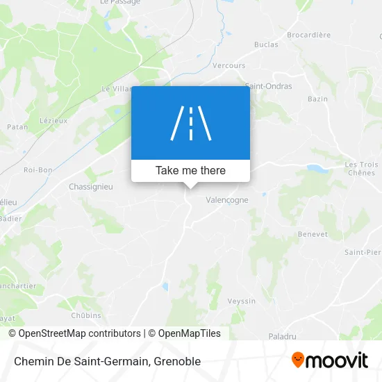Chemin De Saint-Germain map