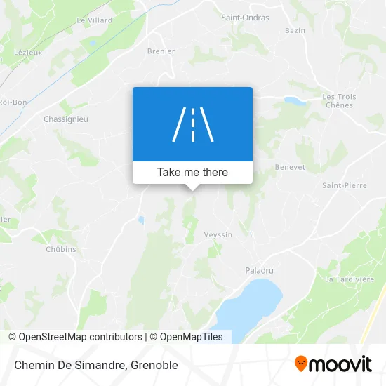 Chemin De Simandre map