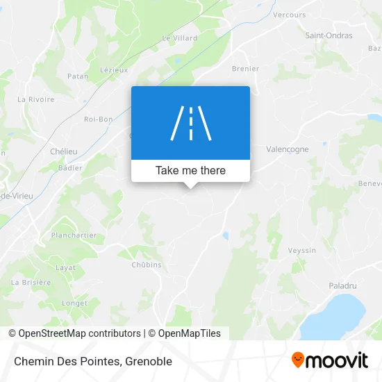 Chemin Des Pointes map