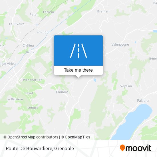 Route De Bouvardière map